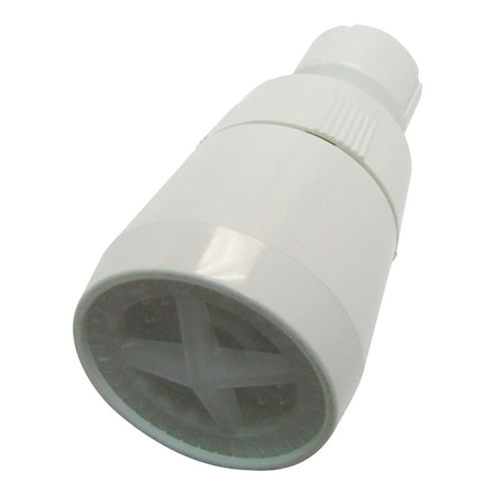 Plumb Pak Plumb Pak White Plastic 1 settings Showerhead 2 gpm PP825-15